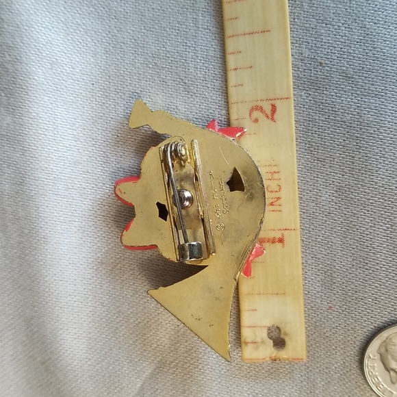 1983 Hallmark " JOY " Christmas pin Vintage - Picture 2 of 2